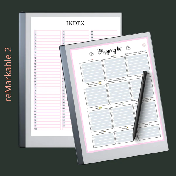 Remarkable 2 TO DO List Templates digital Download 